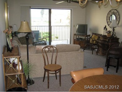 View of balcony from kitchen