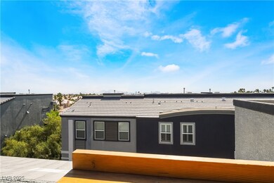 Roof deck with strip views!