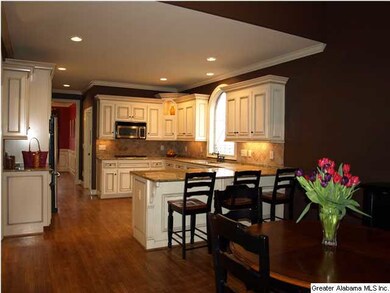 View of the Kitchen from the Keeping Room