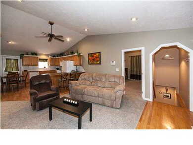 Living Room. Kitchen View