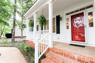 You'll love the brick stairs leading to your porch