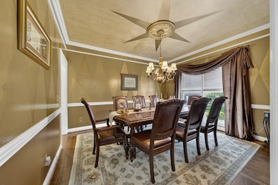 Sophisticated ambiance with star ceiling and large window for natural lighting.