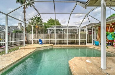 Nice pool with plenty of room for guests to sit an