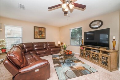 This room is so big! It fits an oversized couch an