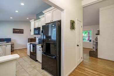 Kitchen, entry and dining room