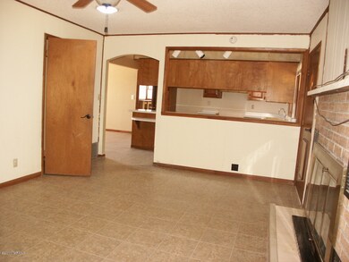 Den toward kitchen