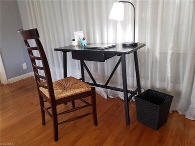 One of the many flexible areas in the home, this one being used for homeschooling.