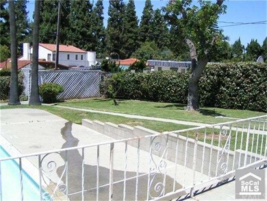 View from patio looking southwest on lot