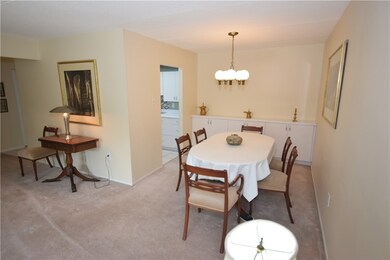 Open dinning room area