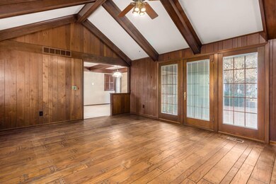 French doors to patio