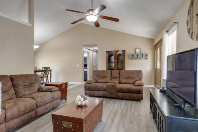 Soaring ceilings and open floor plan are perfect for hosting family and friends!