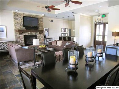 The club house has plenty of room for your guests 