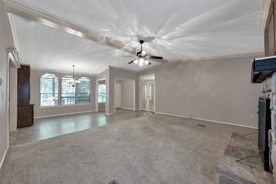 Primary bedroom on the right