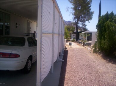 Carport with eastment west side