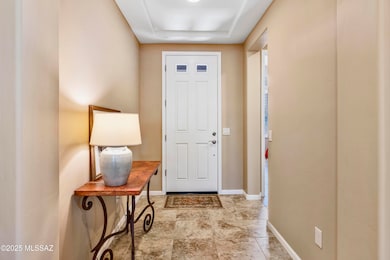 Foyer with Tray Ceiling