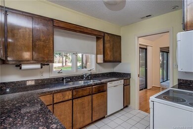 Kitchen with views outside