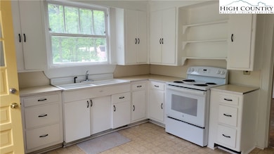 Kitchen with lots of light