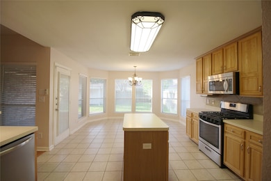 Bright and inviting breakfast room view from the k