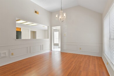 Dining Room with open pass through to the kitchen
