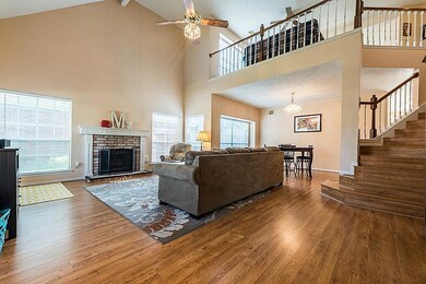 Step inside to large Family Room with fireplace