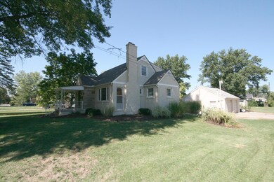 front exterior and garage