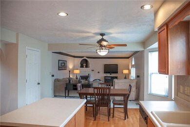 Open Floor Concept pulls you through the home.  On