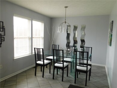 The dining room.