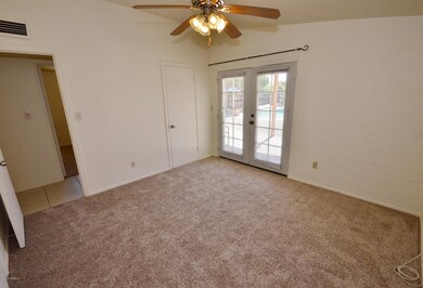 Master bedroom! French doors.