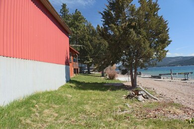 Looking east along frontage & Shop