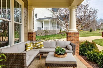 Alternate view of the front porch.