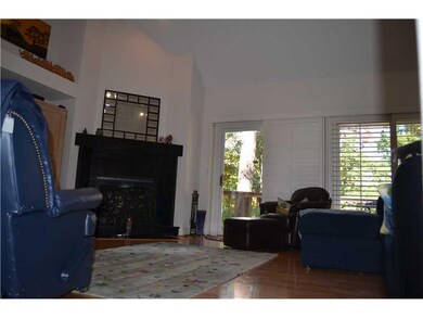 Living Room. Cathedral ceilings, open living space