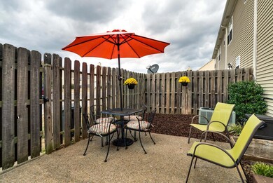 Charming area to plant some flowers and enjoy some sun.
