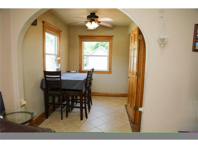Dining Room with Custom Tile