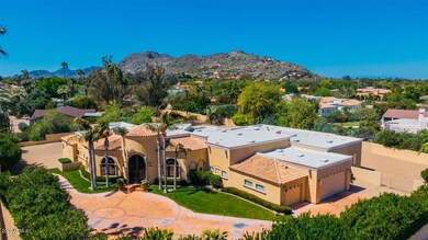 Aerial of front exterior