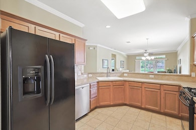 Kitchen Open to Dining and Living Room