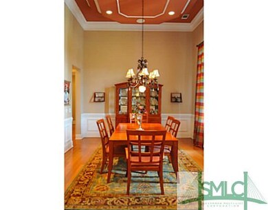 Dining Room. Formal dining room features 10  ceili