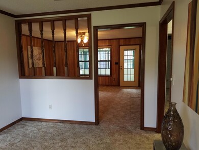 View from Dining room to Living room