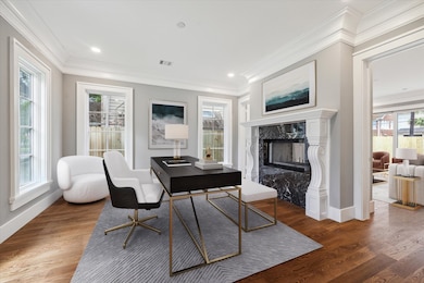The lovely large formal living room/study/music ro