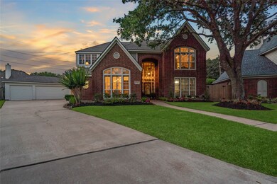 Front of Home with 3-car garage