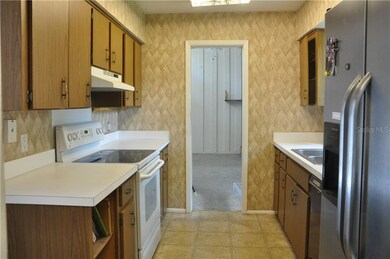 Kitchen Looking into Living/Dining Area