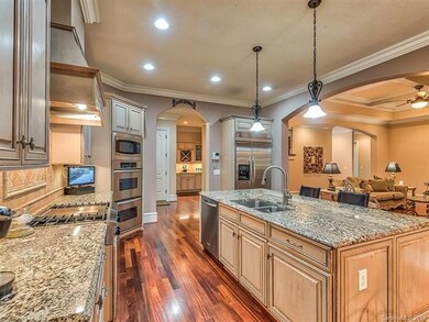 View from kitchen to butlers pantry.