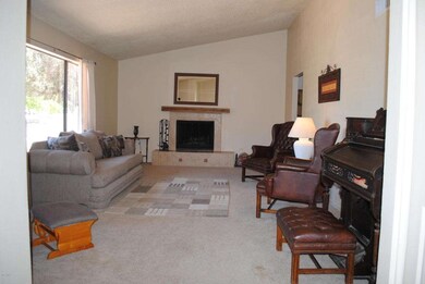 Living Room with lake views
