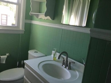 Bathroom fixtures have been updated.