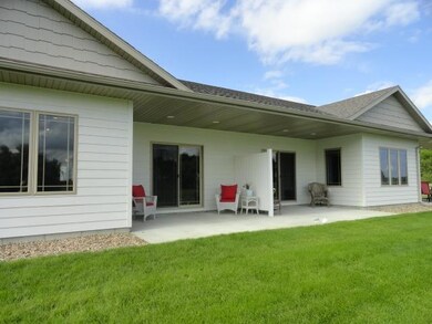 Full back view of twin home