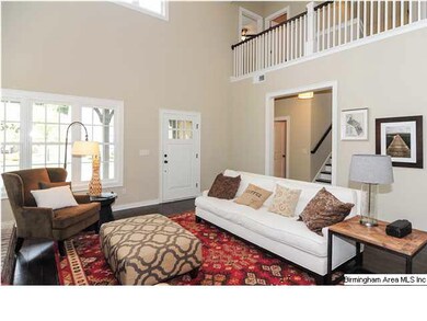 Curl up and relax in this spacious living room.