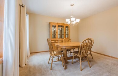Room to entertain in the dining room