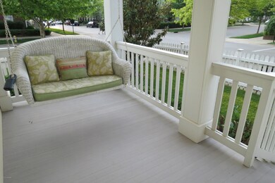 Covered Front Porch with a Swing
