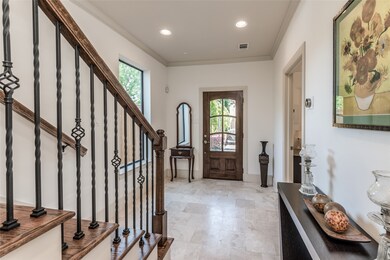 First floor entry has plenty of space for both dec