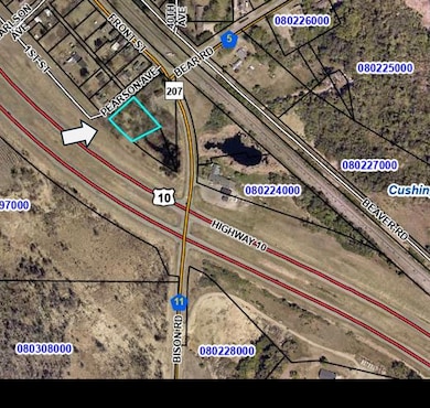 Expanded view of site location