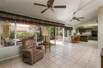 FamilY Room With Views To The Backyard And Kitchen